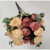 Dirbtinių rožių puokštelė 30cm 0307-5-73